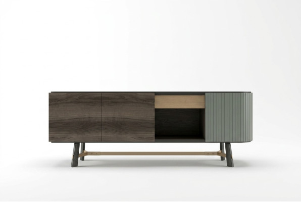Sideboard dresser wood sideboard cabinet dining room modern black