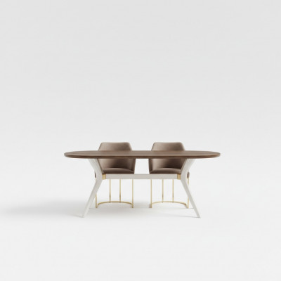 Dining group, dining room, luxury dining nook, dining table, table, chairs, brown set 5-piece