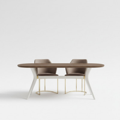 Dining set dining room luxury dining nook dining table table chairs brown set 7-piece
