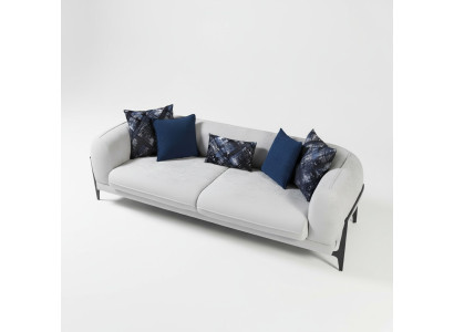 Modern three-seater fabric furniture living room couch designer furniture sofas