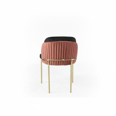 Dining chair, chair, kitchen chair, armchair, luxury, pink, black, modern