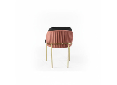 Dining chair, chair, kitchen chair, armchair, luxury, pink, black, modern