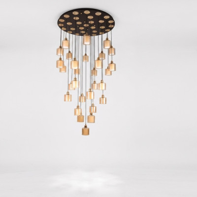 Luxury chandelier living room ceiling lamp gold chandelier