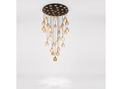 Luxury chandelier living room ceiling lamp gold chandelier