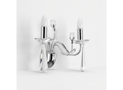 Wall lamp chandelier wall light chandelier wall crystal lamps silver