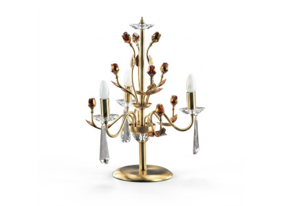 Golden crystal table lamp luxury lighting lamps chandelier