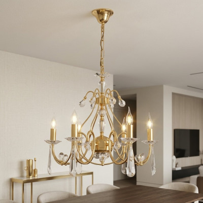 Classic ceiling lamp chandelier, ceiling light, gold light chandelier, new