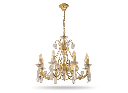 Luxury ceiling lamp chandelier ceiling light gold crystal