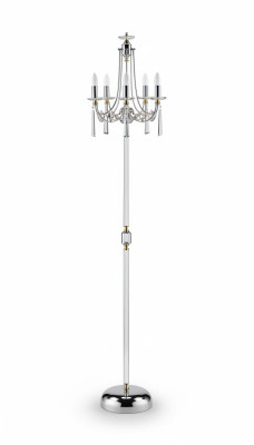 Crystal floor lamp standing light luxury lights lamps lamp silver