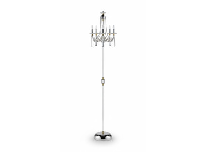 Crystal floor lamp standing light luxury lights lamps lamp silver