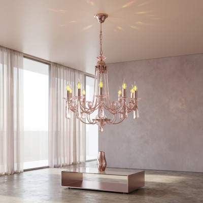 Luxury Crystal Chandelier Ceiling Lamp Gold Modern