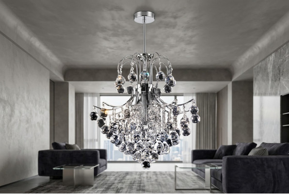 Lustre Style Luxury Ceiling Lamp Chandelier Ceiling Light Silver Lamps