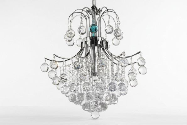 Lustre Style Luxury Ceiling Lamp Chandelier Ceiling Light Silver Lamps
