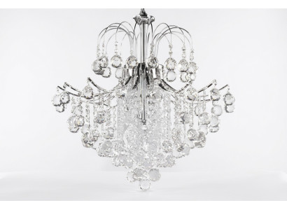 Ceiling lamp chandelier ceiling crystal lamp lamps luxury chandelier silver