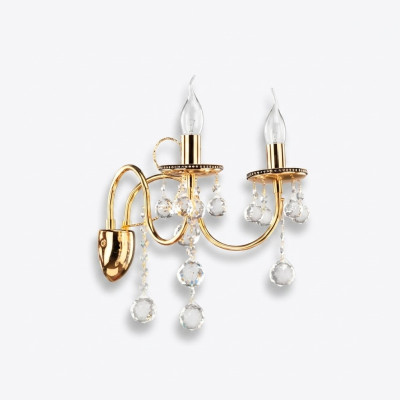 Candelabra Pendant Lamp Wall Light Chandelier Wall Lamps Crystal Gold