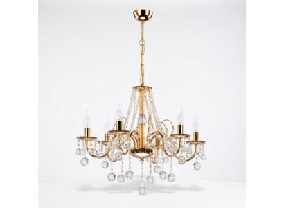 Golden crown chandelier crystal chandelier light pendant ceiling lamp