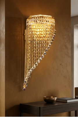 Luxury Golden Chandelier Ceiling Lamps Pendant Lampshade Hanging Light