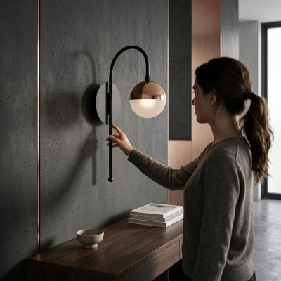 Wall lamp, decorative chandelier, wall light, chandelier, wall lamps, LED, black