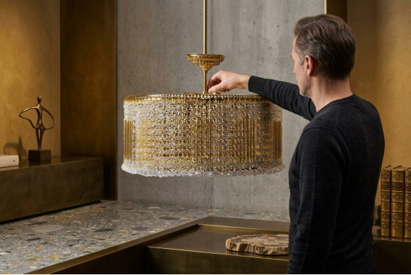Luxury Chandelier Ceiling Lamp Ceiling Light Gold Fixture