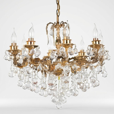 Luxury Lustrous Chandelier Ceiling Lamp Ceiling Chandelier Crystal Art Gold