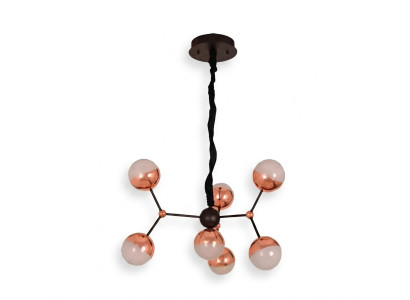 Round chandelier ceiling lights crown golden design modern style