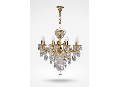 Chandelier Ceiling Lamp Ceiling Light Gold Luxury Art Crystal