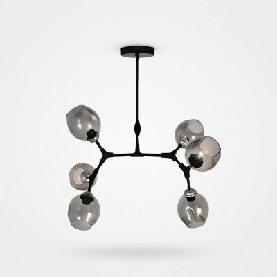 Ceiling lamp chandelier ceiling light modern glass black new