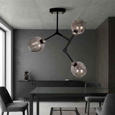 Chandelier Ceiling Light Ceiling Lamp Modern Black