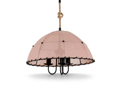 Ceiling lamp ceiling light chandelier lamp beige modern rope