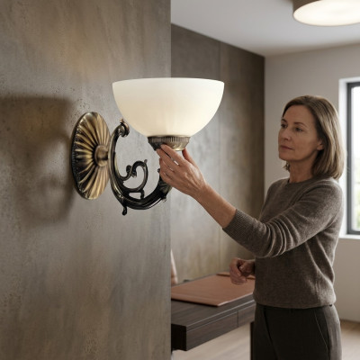 Wall lamp wall lights wall light chandelier wall lamps gray metal