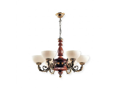 Ceiling chandelier ceiling lamp lights brown classic