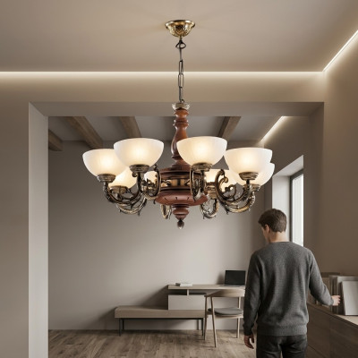 Ceiling chandelier pendant light ceiling lamp lights brown classic