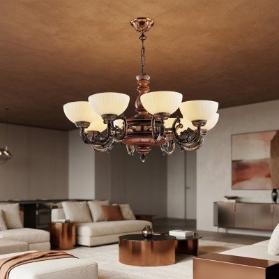 Ceiling chandelier pendant light ceiling lamp lights brown classic