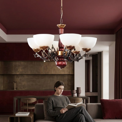 Ceiling chandelier chandelier ceiling lamp lamps brown classic