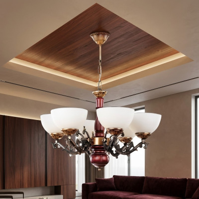 Ceiling chandelier chandelier ceiling lamp lamps brown classic