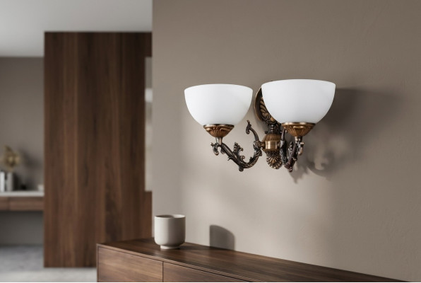 Wall lamp wall lights chandelier wall lamps brown classic