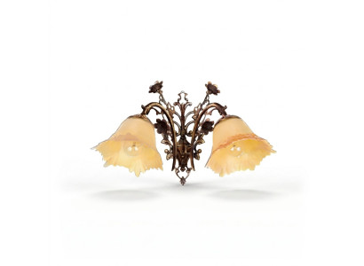 Wall lamp wall lights wall sconce chandelier wall lamp flower glass brown
