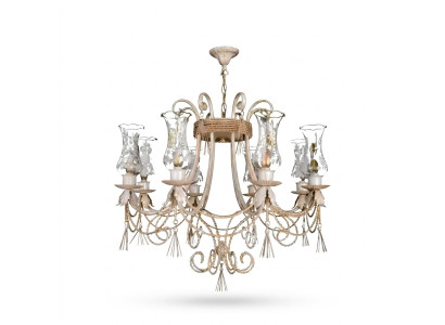 Luxury ceiling chandelier chandelier ceiling lamp glass beige