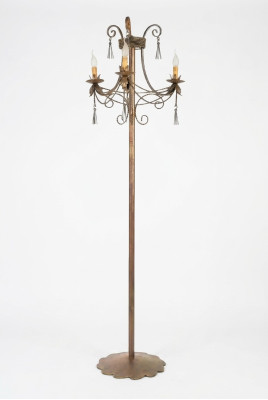 Floor lamp standard luxury lighting lamps lamp gold art 170 cm