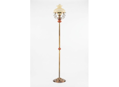 Floor lamp standing lamp stand luxury lights lamp lamp gold glass 185 cm.