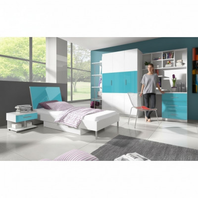 Corner cabinet bookshelf cabinet shelf wood for children's room youth room furniture