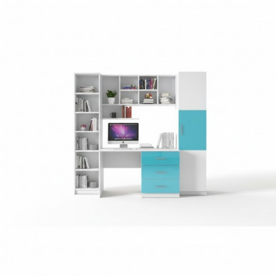 Corner cabinet bookshelf cabinet shelf wood for children's room youth room furniture