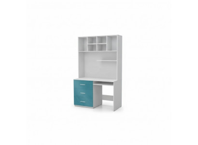Desk turquoise table office children's room teen room tables new high gloss