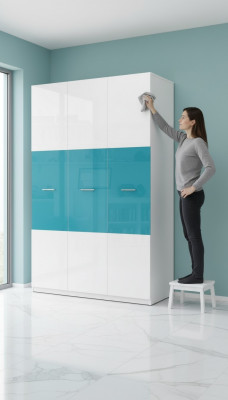 Cabinets Wardrobe Wood Cabinet Design Blue Wardrobes Children's Room