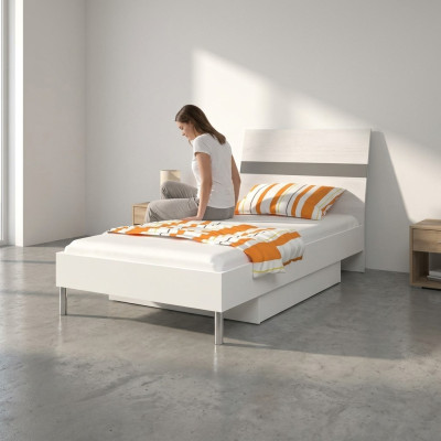 Beds Children's Bed Children's Room Bed Children's Bed Furniture Wood Grey High Gloss New