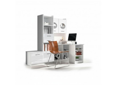 Modern desk wood corner desk youth children's room white furniture design
