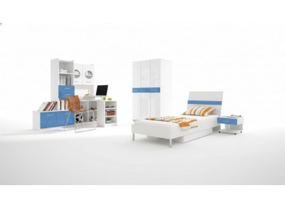 Children's room set table bed wardrobe dresser 5-piece complete youth room