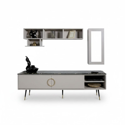 Italian style TV cabinet sideboard lowboard cabinet luxury furniture chest of drawers 205cm