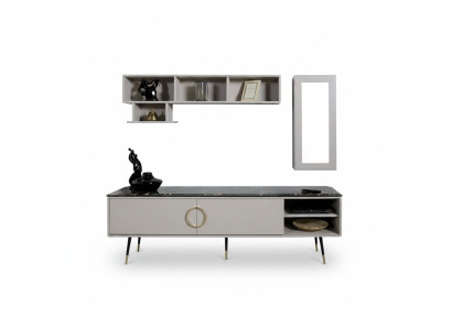 Italian style TV cabinet sideboard lowboard cabinet luxury furniture chest of drawers 205cm