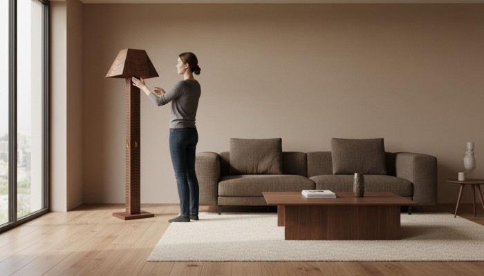 Floor lamp luxury real wood light standing lights floor lamp light lamps luxury
